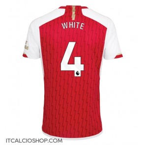 Arsenal Ben White #4 Prima Maglia 2023-24 Manica Corta